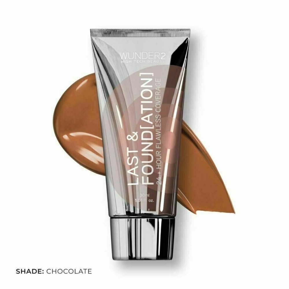 WUNDER2 Last & Foundation / 24 Hour Full Coverage Liquid / 60 Chocolate